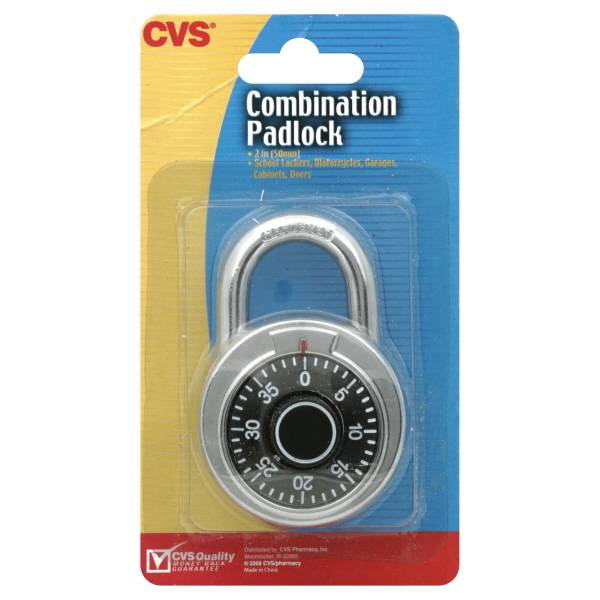 CVS Pharmacy Combination Padlock