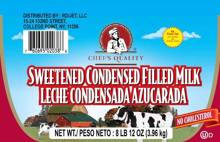 Chef's Quality - Sweetened Condensed Milk - #10 cans (6 Units per Case)