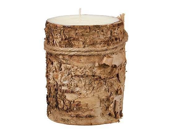 ROSE & ROBIN SMALL BIRCH CANDLE 1 UN