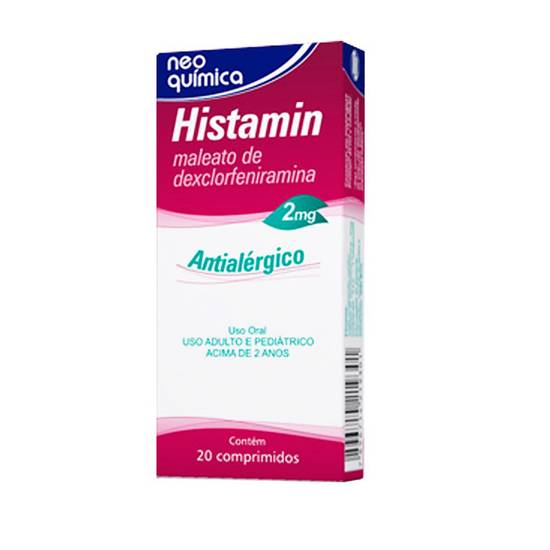 Neo química histamin 2mg (20  comprimidos)