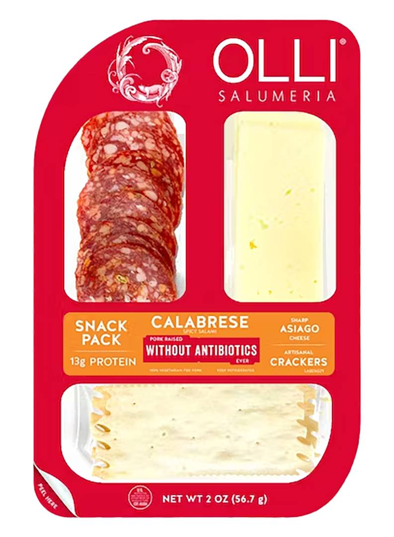 Olli Salumeria Calabrese Salami & Asiago Cheese Snack Pack - 2ct/2oz