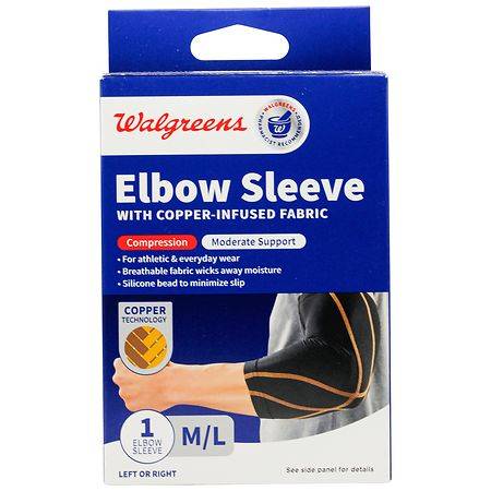 Walgreens Copper Elbow Sleeve Medium / Large