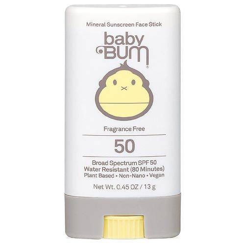 Baby Bum Mineral Sunscreen Face Stick SPF 50 - 0.45 oz