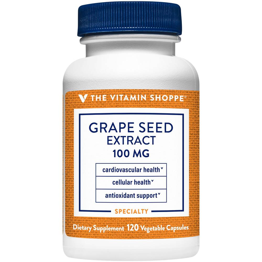 The Vitamin Shoppe Grape Seed Extract - 100 mg Dietary Supplements (120 ct)