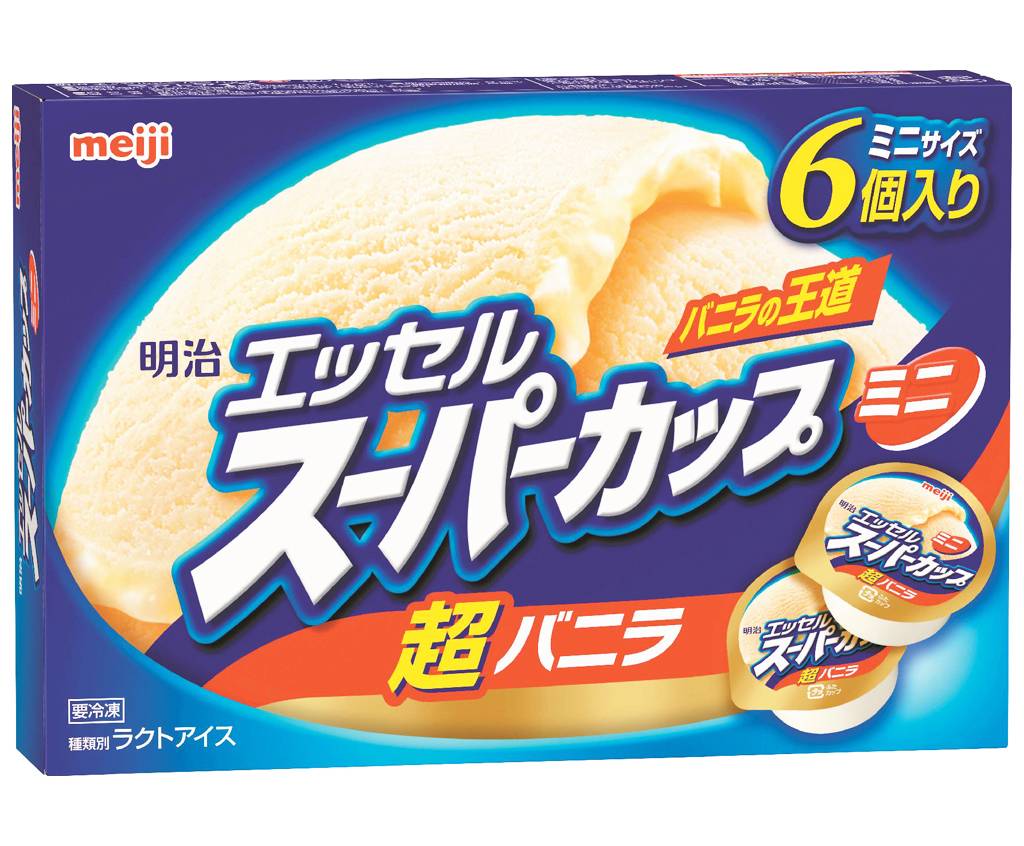 明治 エッセルスーパーカップ - 超バニラ, ミニ (80mL x 6)