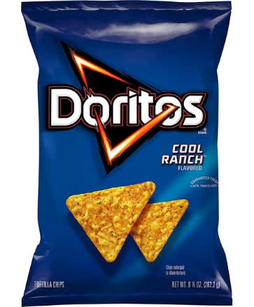 Doritos Cool Ranch Flavored Tortilla Chips 9.25oz Bag