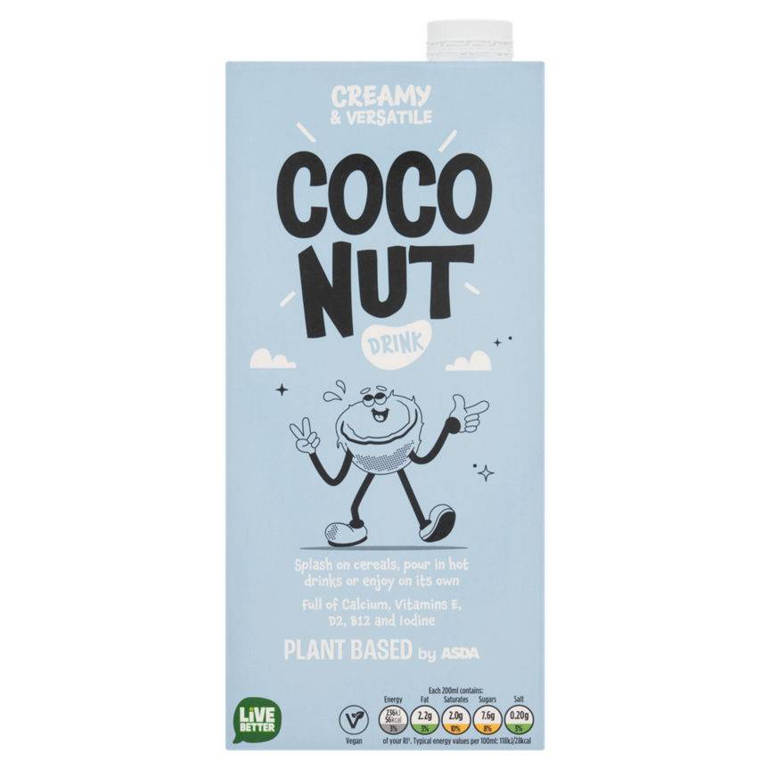 ASDA Plant Based Coconut Drink (1L)