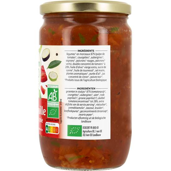 Léa Nature - Jardin bio étic ratatouille à la provençale