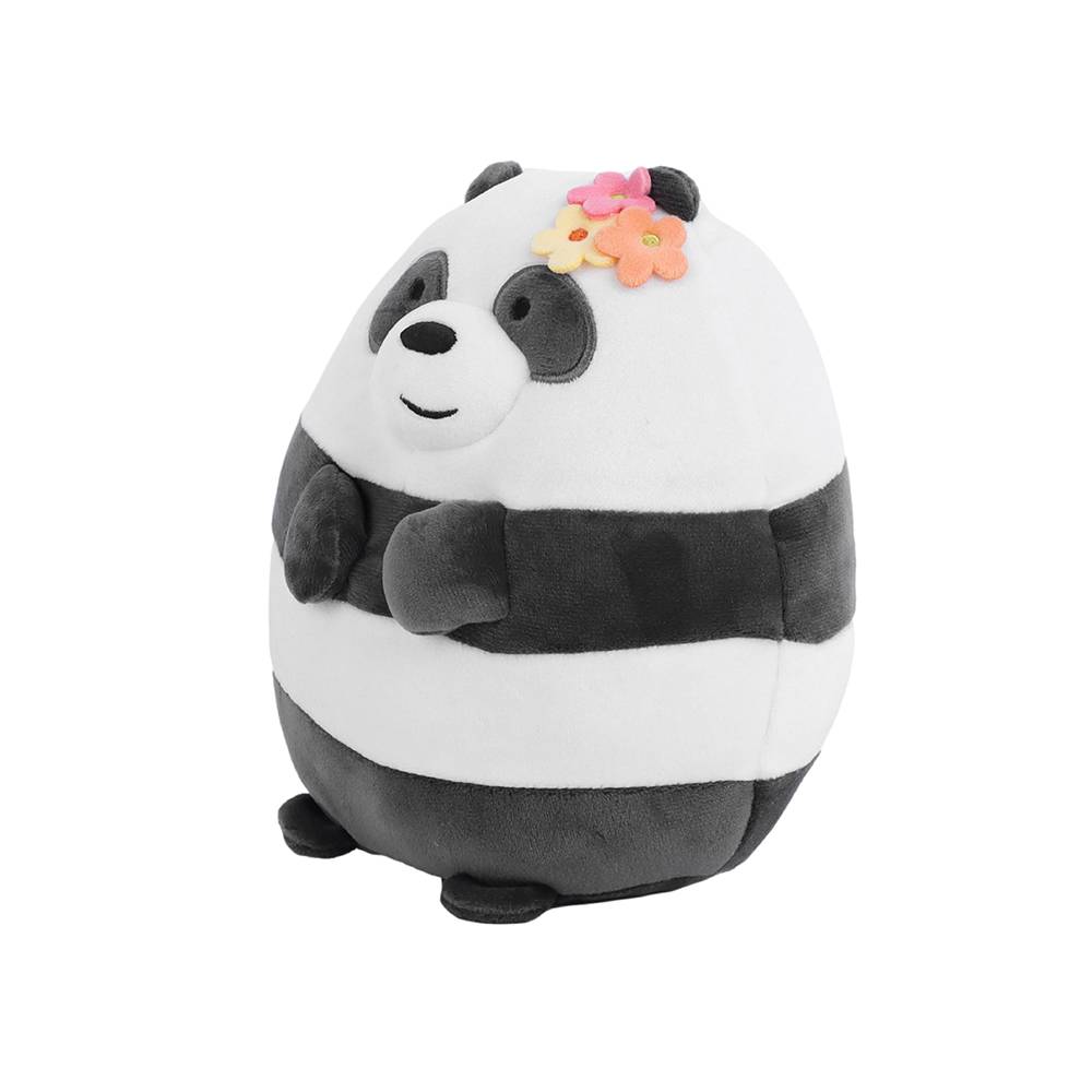 Miniso · Peluche con adorno floral we bare bears panda