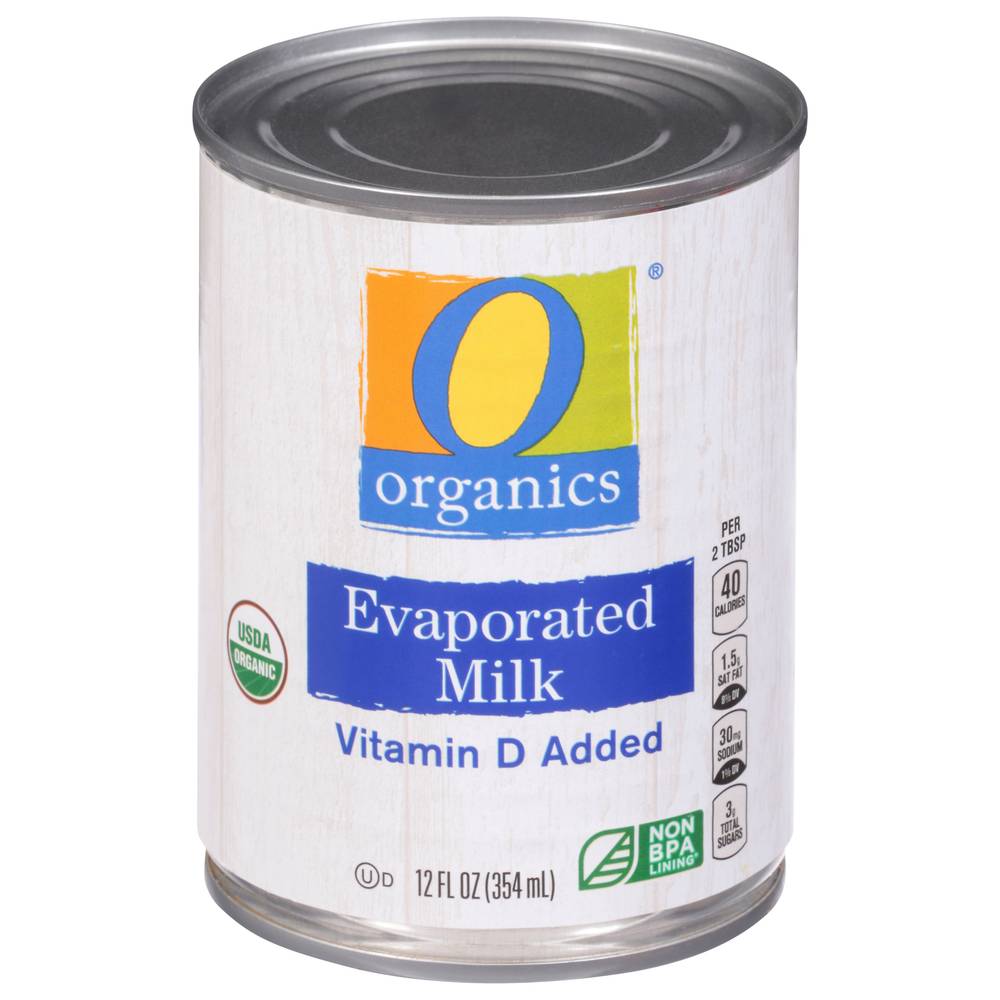 O Organics Organic Vitamin D Evaporated Milk (12 fl oz)