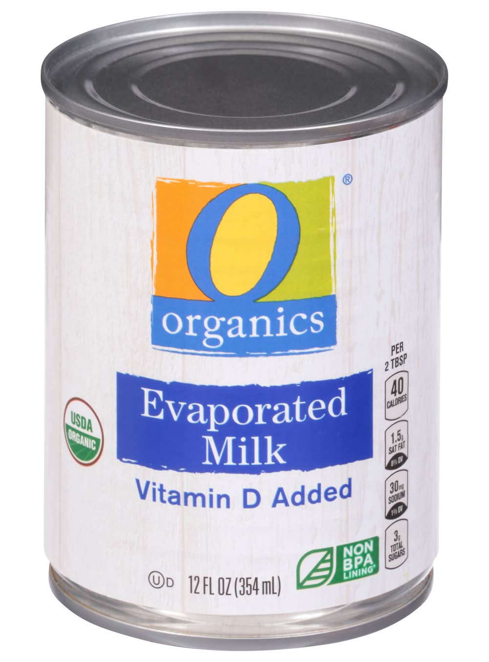 O Organics Organic Vitamin D Evaporated Milk (12.5 oz)