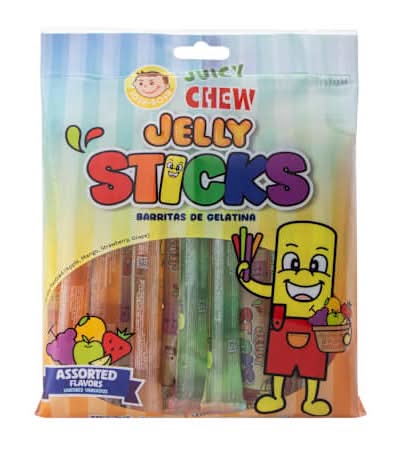 Josh Bosh Juicy Chew Assorted Flavored Jelly Sticks