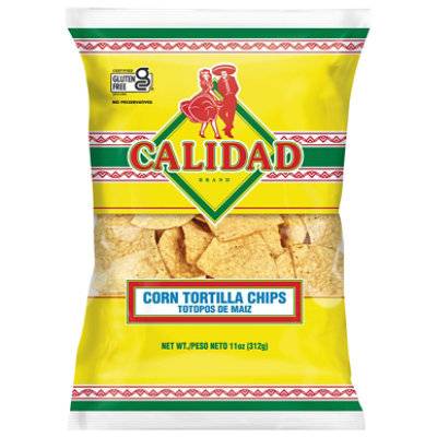 Calidad Yellow Corn Tortilla Chips - 11 Oz.
