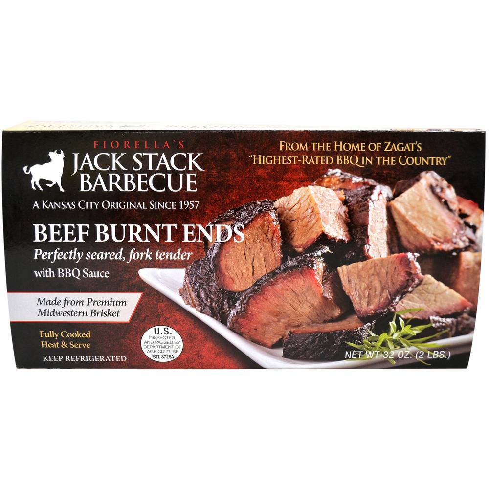 Jack Stack Barbecue Beef Burnt Ends, 16 oz, 2-count