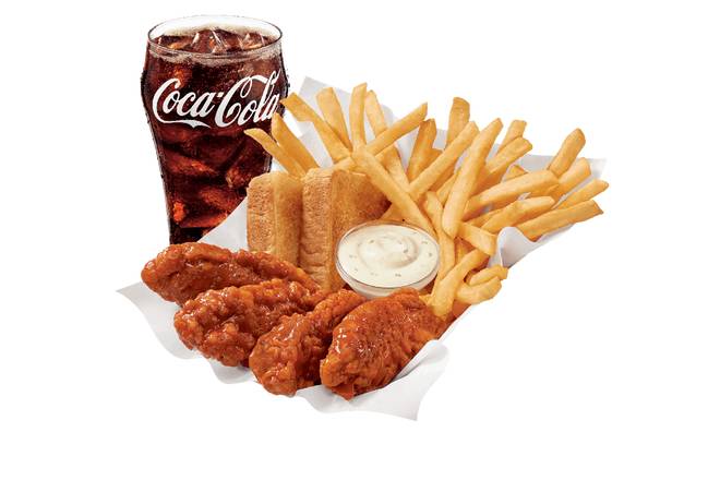 NEW! Sauced & Tossed Buffalo w/Drink