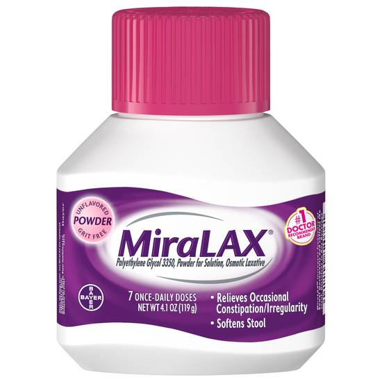 Miralax Unflavored Osmotic Laxative Powder