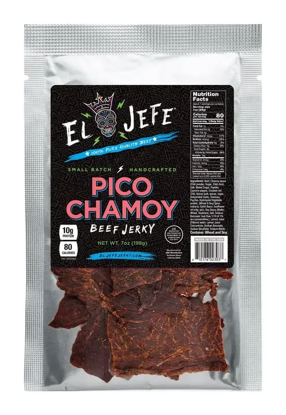J&K Beef Jerky EL Jefe Pico Chamoy