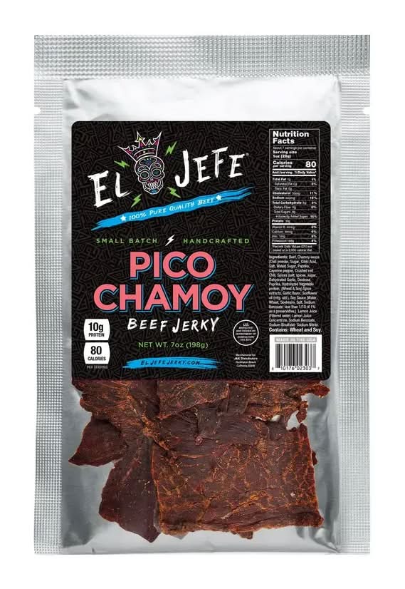 J&K Beef Jerky EL Jefe Pico Chamoy