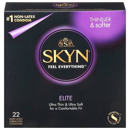 SKYN Elite Non-Latex Condom, 22 CT