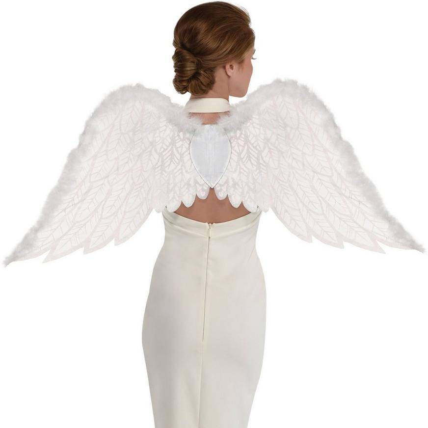 Party City Guardian Angel Wings, Female, White