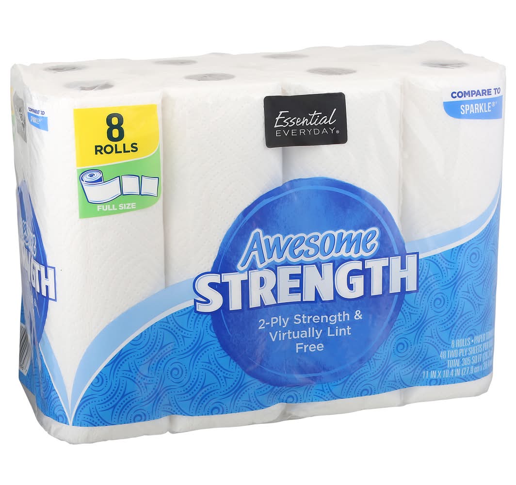 Essential Everyday Awesome Strength 2-ply Full Size Paper Towels (2.01 lbs)