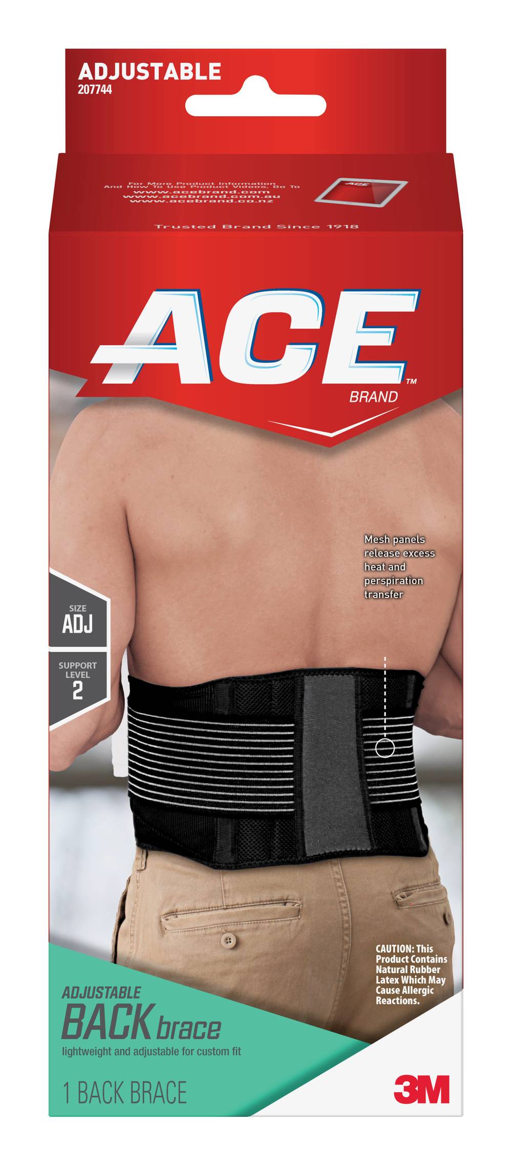 ACE Level 2 Adjustable Back Brace (1 ct)