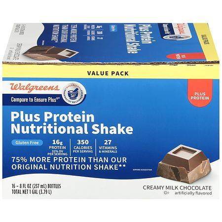 Walgreens Nutritional Shake Plus ( 16 ct, 8 fl oz)