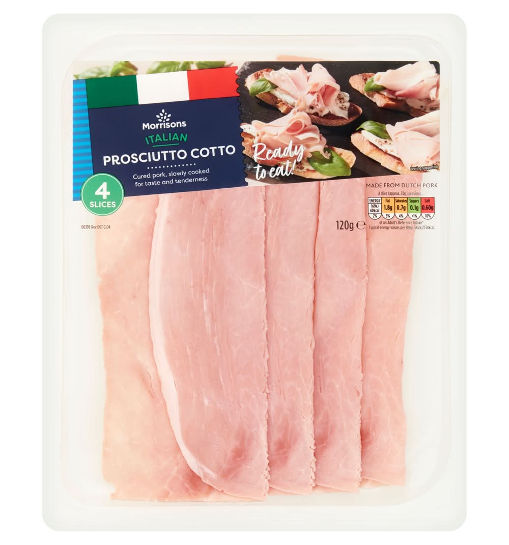 Morrisons Proscuitto Cotto 120g