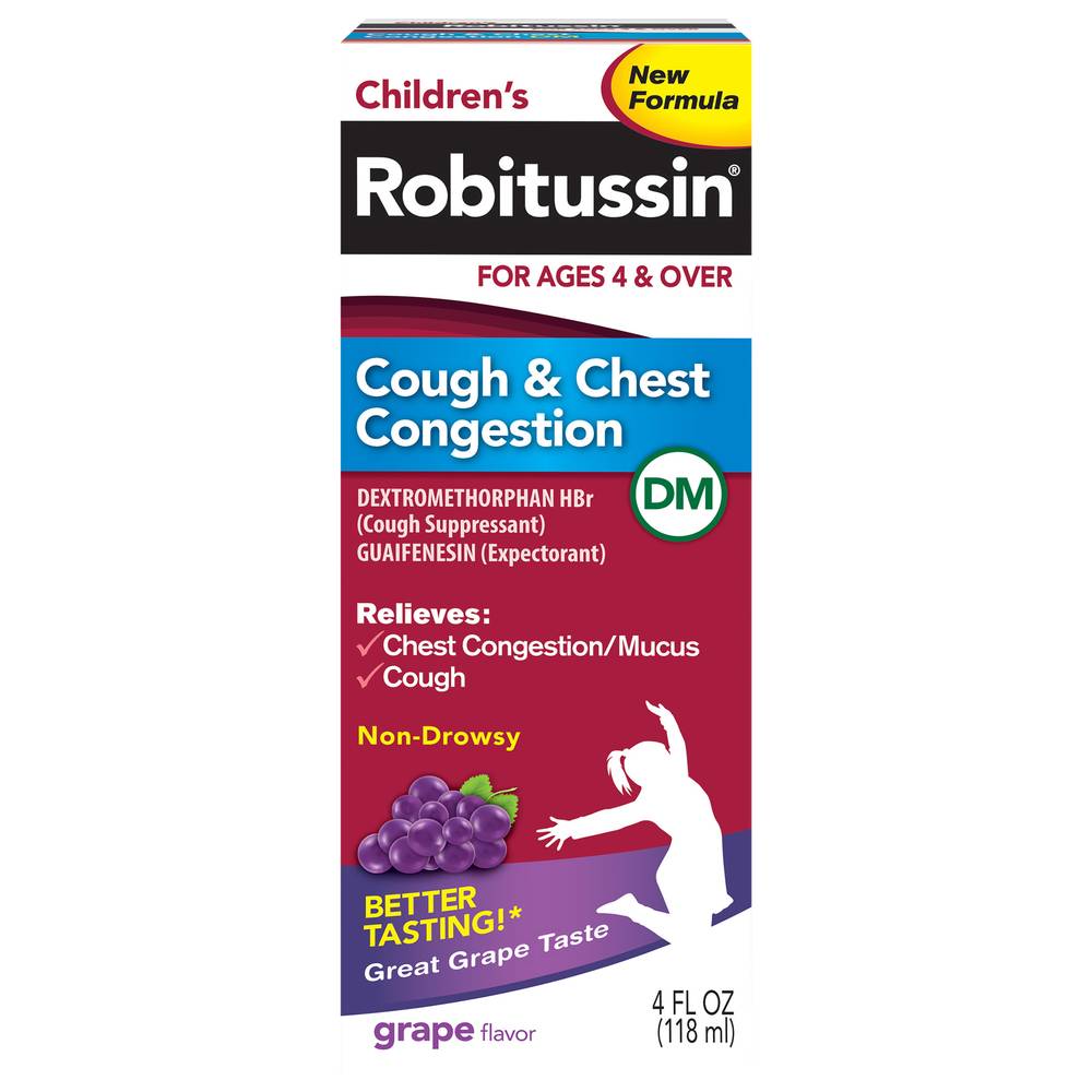 Robitussin Children's Cough Suppressant & Expectorant (grape)