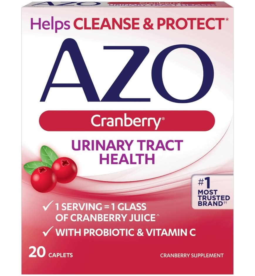 Azo Urinary Tract Health Supplement, Cranberry (20 ct)