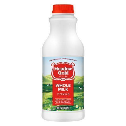 Meadow Gold Whole Milk Quart