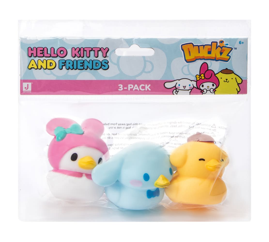 Hello Kitty And Friends® 3Pk Ducks My Melody/Cinnamoroll/Pompompurin