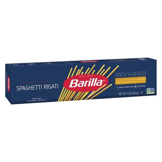 Barilla Spaghetti Rigati Pasta