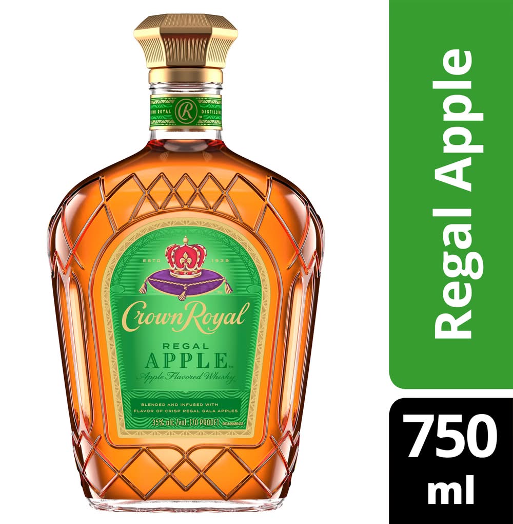 Crown Royal Regal Whiskey, Apple (750 ml)
