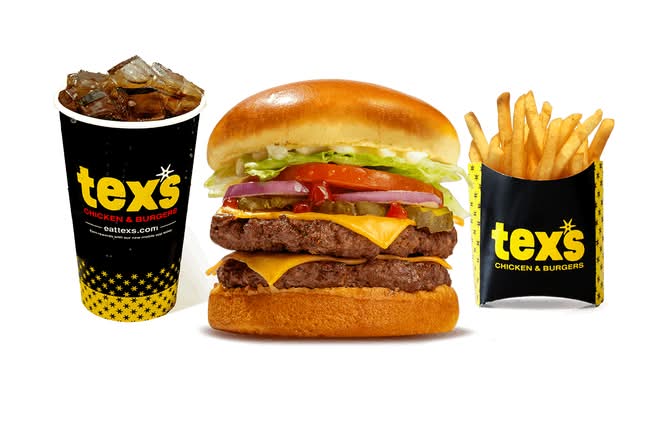 Deluxe Double Cheeseburger Meal