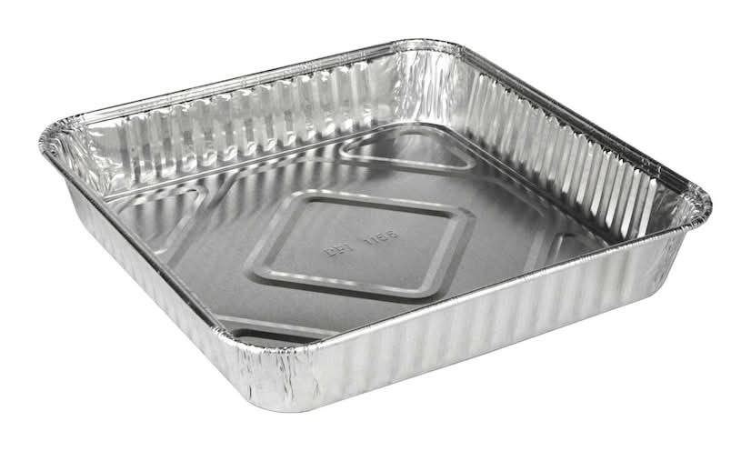 Aluminium Square Cake Pan, 2-pc Pack.