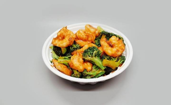 S6.Jumbo Shrimp w.Broccoli-芥兰虾