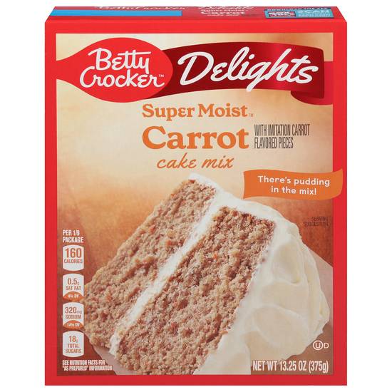 Betty Crocker Delights Super Moist Cake Mix (carrot)
