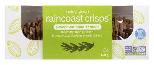 Raincoast crisps craquelins à romarin et raisins secs