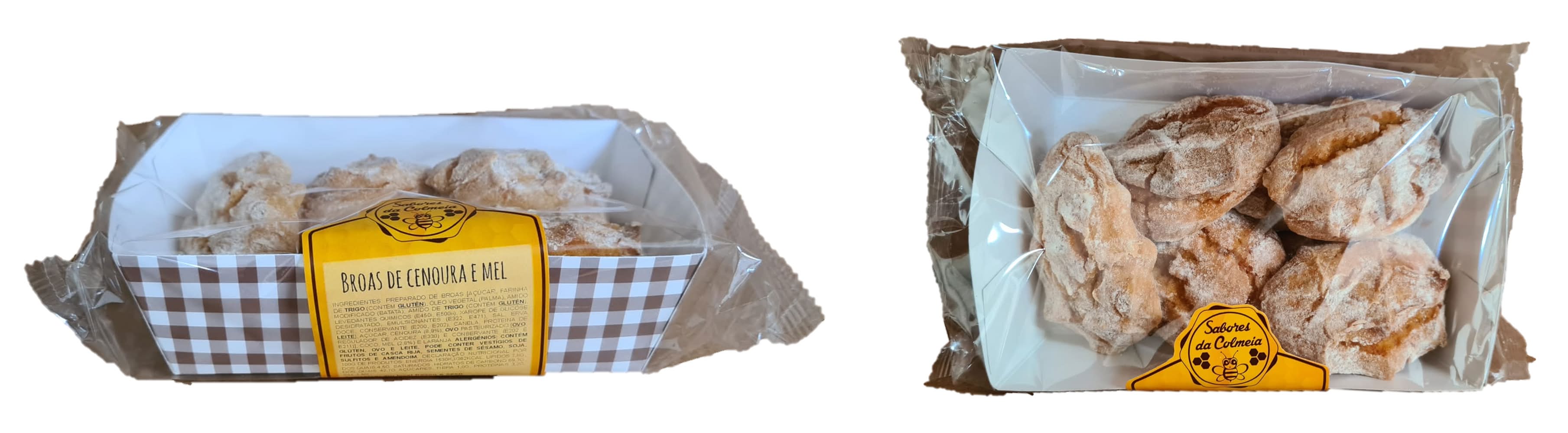 Broas Cenoura e Mel Sabores da Colmeia 250 Gr