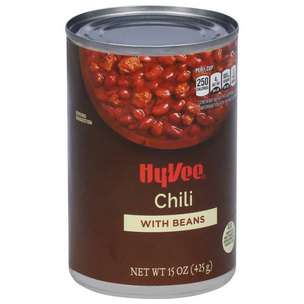 Hy-Vee Chili With Beans (15 oz)