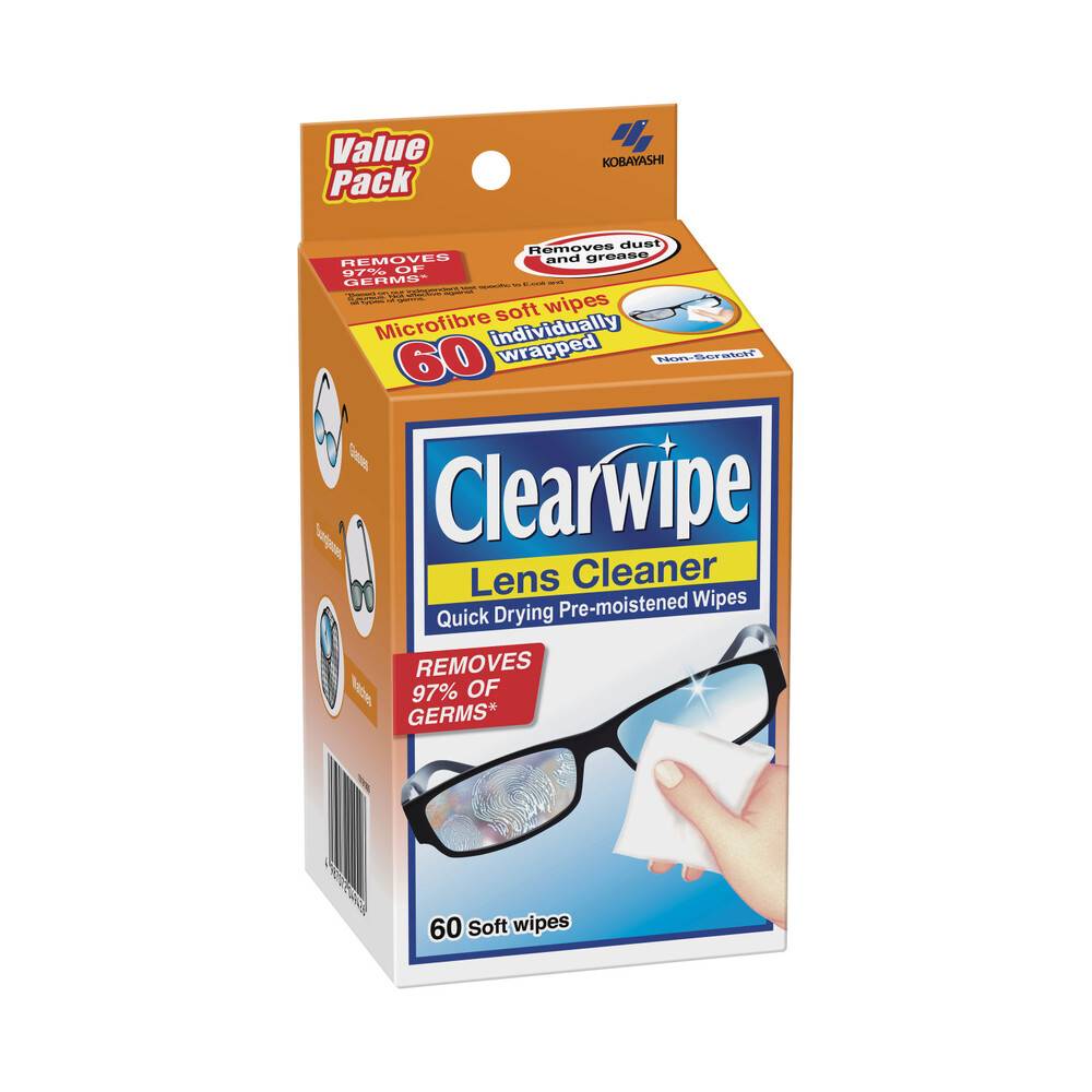 Clearwipe Lens Cleaner 60 pack