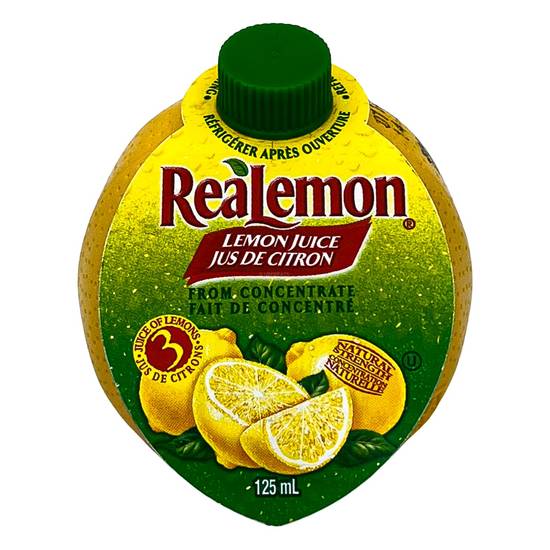 Realemon Single Strength Juice (125 ml) (lemon)