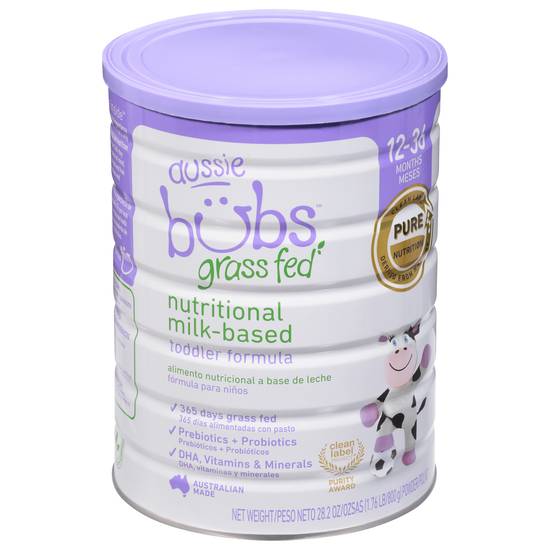 Aussie Bubs Grass Fed Nutritional Milk-Based Toddler Formula 12-36 Months