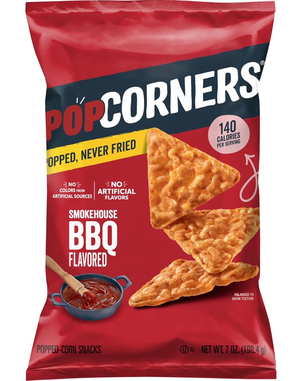 PopCorners Popped Corn Snacks, Smokehouse Bbq (7 oz)