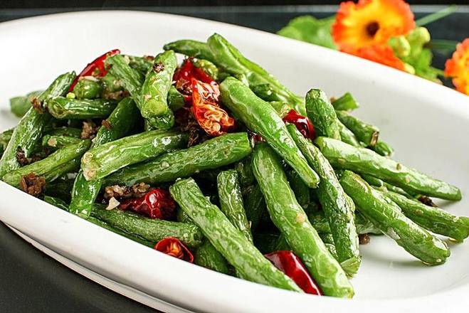 V5. Stir-Fried Beans V5.干煸四季豆
