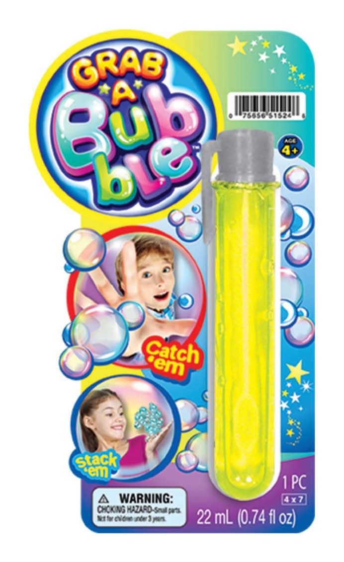 Ja-Ru Grab-A-Bubble Solution 0.74 Fl Oz Assorted