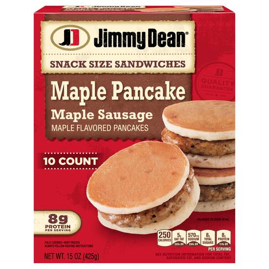 Jimmy Dean Maple Pancake & Sausage Sandwiches