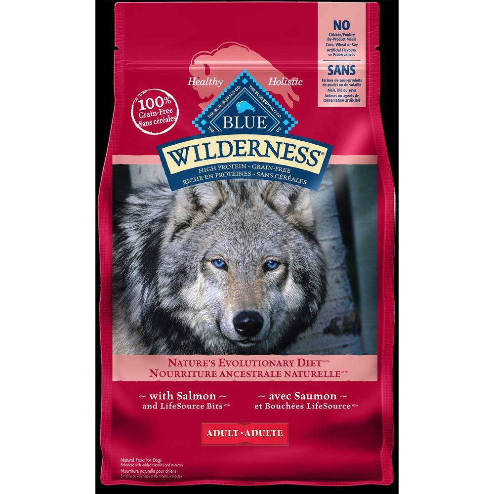 Blue Buffalo® Wilderness™  Adult Dry Dog Food - Grain Free, Salmon (Size: 4.5 Lb)