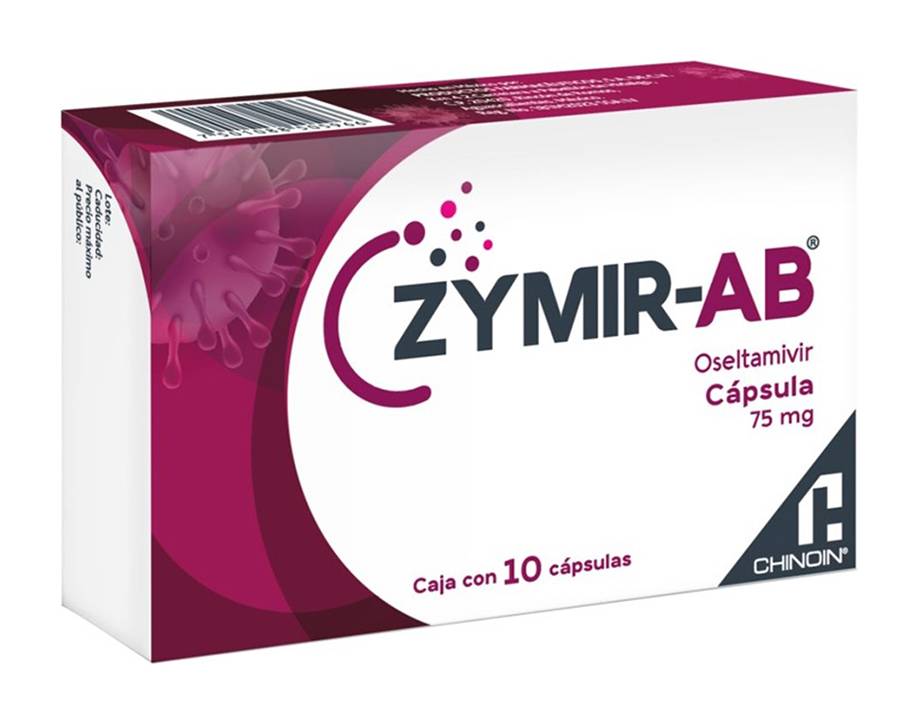 CHINOIN · Zymir-ab oseltamivir cápsula 75 mg (10 un)